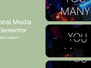 Diagonal Media for Elementor for wordpress
