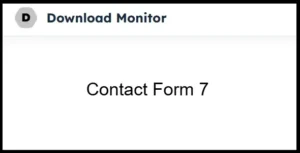 Download Monitor Contact Form 7 For WordPress