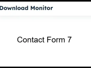 Download Monitor Contact Form 7 For WordPress