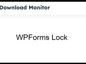 Download Monitor WPForms Lock for Worpress