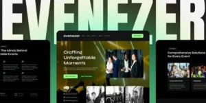 Evenizer – Event Organizer Elementor Template Kit for wordpress