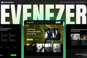 Evenizer – Event Organizer Elementor Template Kit