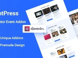 EventPress – Elementor Events Addon for wordpress