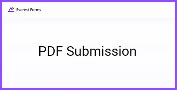 Everest Forms PDF Submission