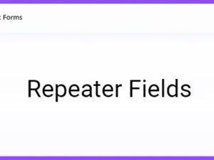 Everest Forms Repeater Fields for wordpress