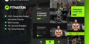 FitNation – Gym & Fitness Elementor Template Kit For WordPress & Woocommerce
