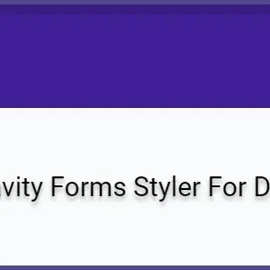 Gravity Forms Styler For Divi for wordpress