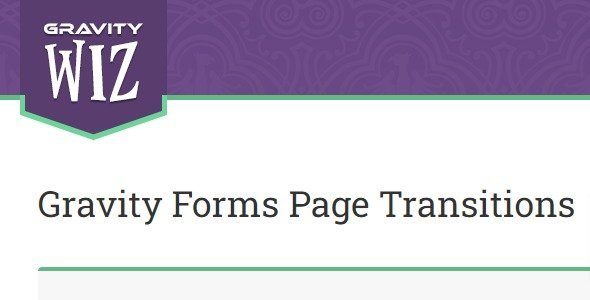 Gravity Perks Gravity Forms Page Transitions for wordpress