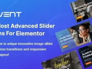 Invent Slider for Elementor for wordpress