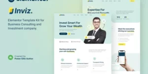 Inviz – Business Consulting & Investment Elementor Template Kit