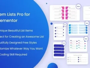 Item Lists Pro for Elementor for wordpress