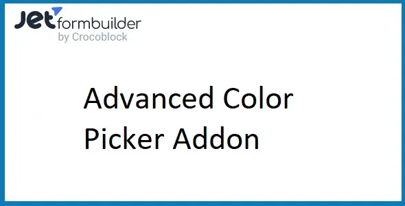 JetFormBuilder Advanced Color Picker For WordPress