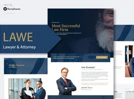 LAWE – Lawyer and Attorney Template Kit for wordpress
