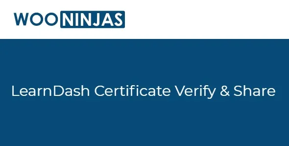 LearnDash Certificate Verify & Share – WordPress Add‑on