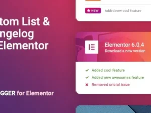 Logger -Changelog & Custom List for Elementor for wordpress