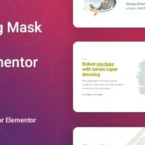 Masker – Clipping Mask for Elementor for wordpress