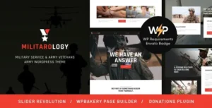 Militarology – Military Service WordPress Theme