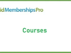 Paid Memberships Pro – Courses Add‑on for WordPress