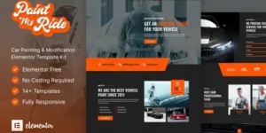 PaintMyRide – Car Painting & Modification Elementor Template Kit For WordPress & woocommerce