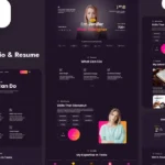 Profily – Personal Portfolios & Resume Elementor Template Kit For WordPress 7 woocommerce