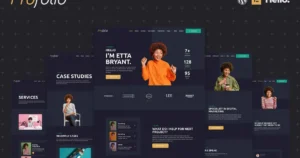 Profolio – CV Resume Portfolio Elementor Template Kit For WordPress