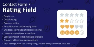 Rating Field for Contact Form 7 for wordpress