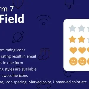 Rating Field for Contact Form 7 for wordpress