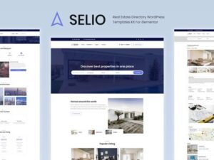 Selio – Real Estate Directory Template Kit For WordPress & WooCommerce