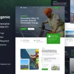 Syngenic Solar & Renewable Energy Elementor Template Kit For WordPress & WooCommerce