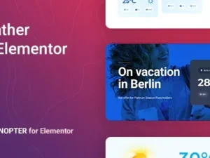 Synopter – Weather for Elementor for wordpress