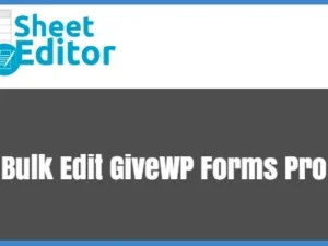 WP Sheet Editor Bulk Edit GiveWP Forms Pro For WordPress