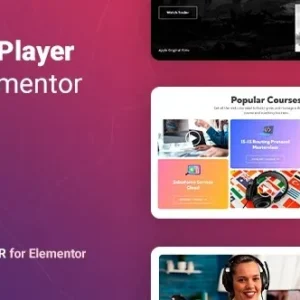 Watcher – Flexible Video Player for Elementor for wordpress