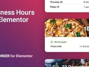 Worker– Business hours widget for Elementor for wordpress