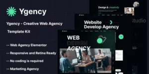 Ygency – Creative Web Agency Elementor Template Kit For WordPress & Woocommerce