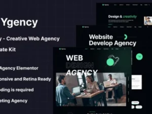 Ygency – Creative Web Agency Elementor Template Kit For WordPress & Woocommerce