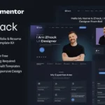 Zhack – Personal Portfolio & Resume Elementor Template Kit For WordPress for & WooCommerce