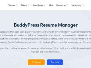 BuddyPress Resume Manager – WordPress Add‑on