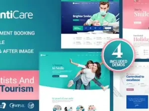 DentiCare Medical Dentist Dental Clinic WordPress Theme