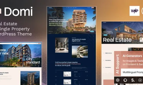 Domi Real Estate WordPress Theme