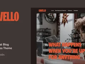 Gavello Minimalist Blog WordPress Theme