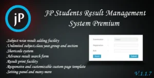 JP Students Result Management System Premium – WordPress Plugin