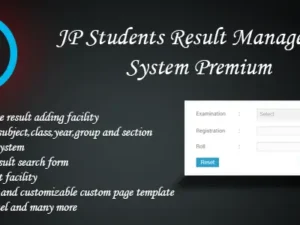 JP Students Result Management System Premium – WordPress Plugin