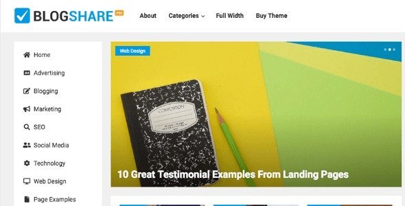 WP Enjoy BlogSquare Pro – WordPress Theme