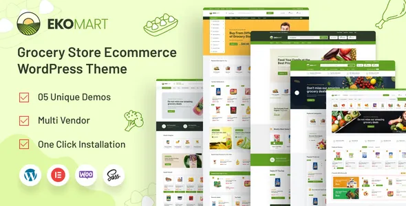 Ekommart Grocery WordPress Theme