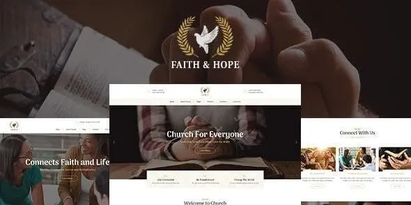 Faith & Hope Church WordPress Theme