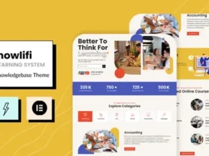 Knowlifi E-Learning & AI Knowledgebase Theme