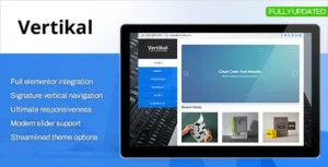 Vertikal Responsive WordPress Theme