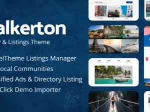 Walkerton Travel Directory WordPress Theme