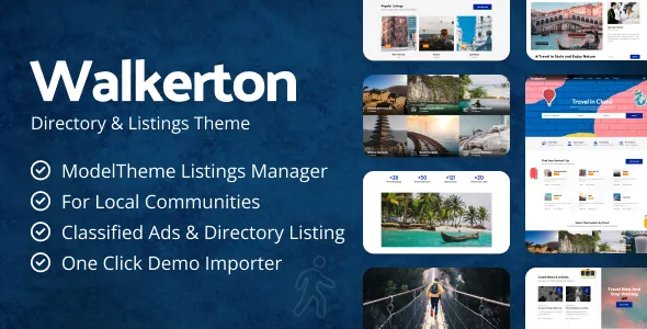 Walkerton Travel Directory WordPress Theme