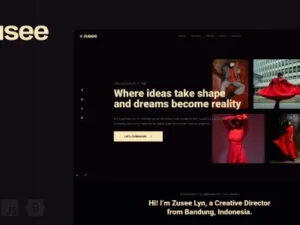 Zusee – Personal Portfolio WordPress Theme